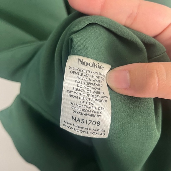 Revolve Nookie Billie Mini Dress in Khaki Green Size small - Picture 7 of 7